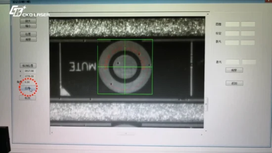 Sistema di marcatura per saldatura laser micrometrica microelettronica a tenuta completa di classe uno per piccoli componenti metallici in plastica con visualizzazione CCD
